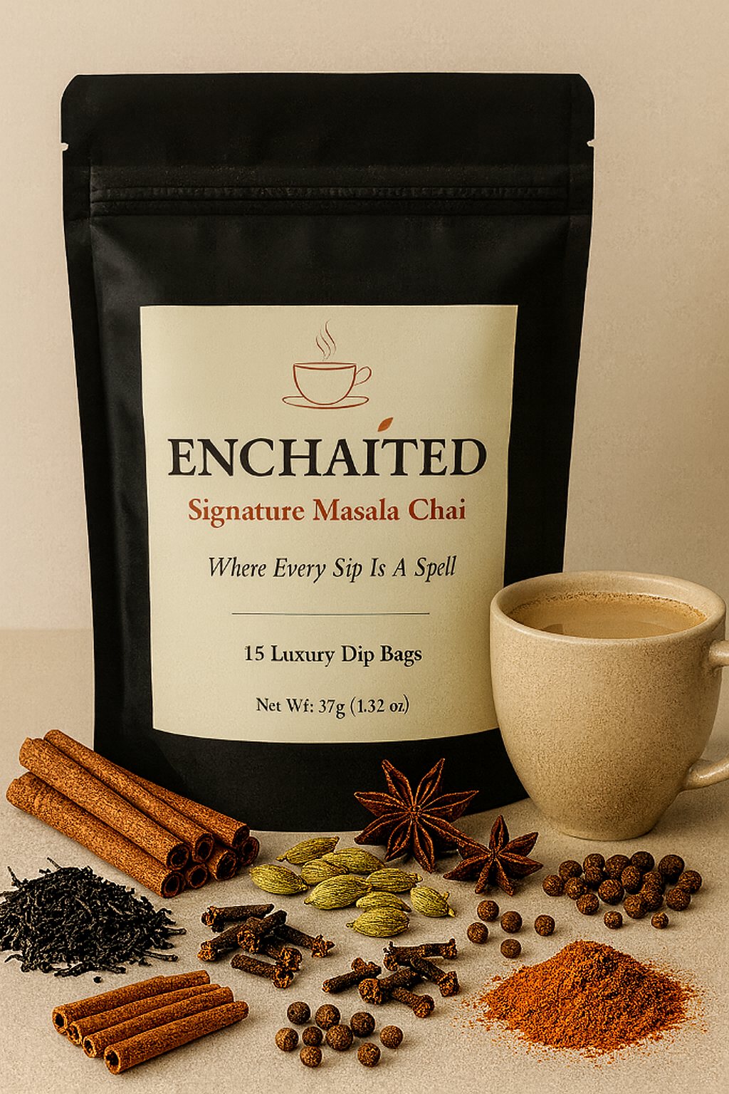 Dip-Bag Masala Chai pouch front